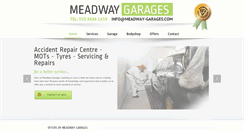 Desktop Screenshot of meadway-garages.com
